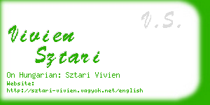 vivien sztari business card